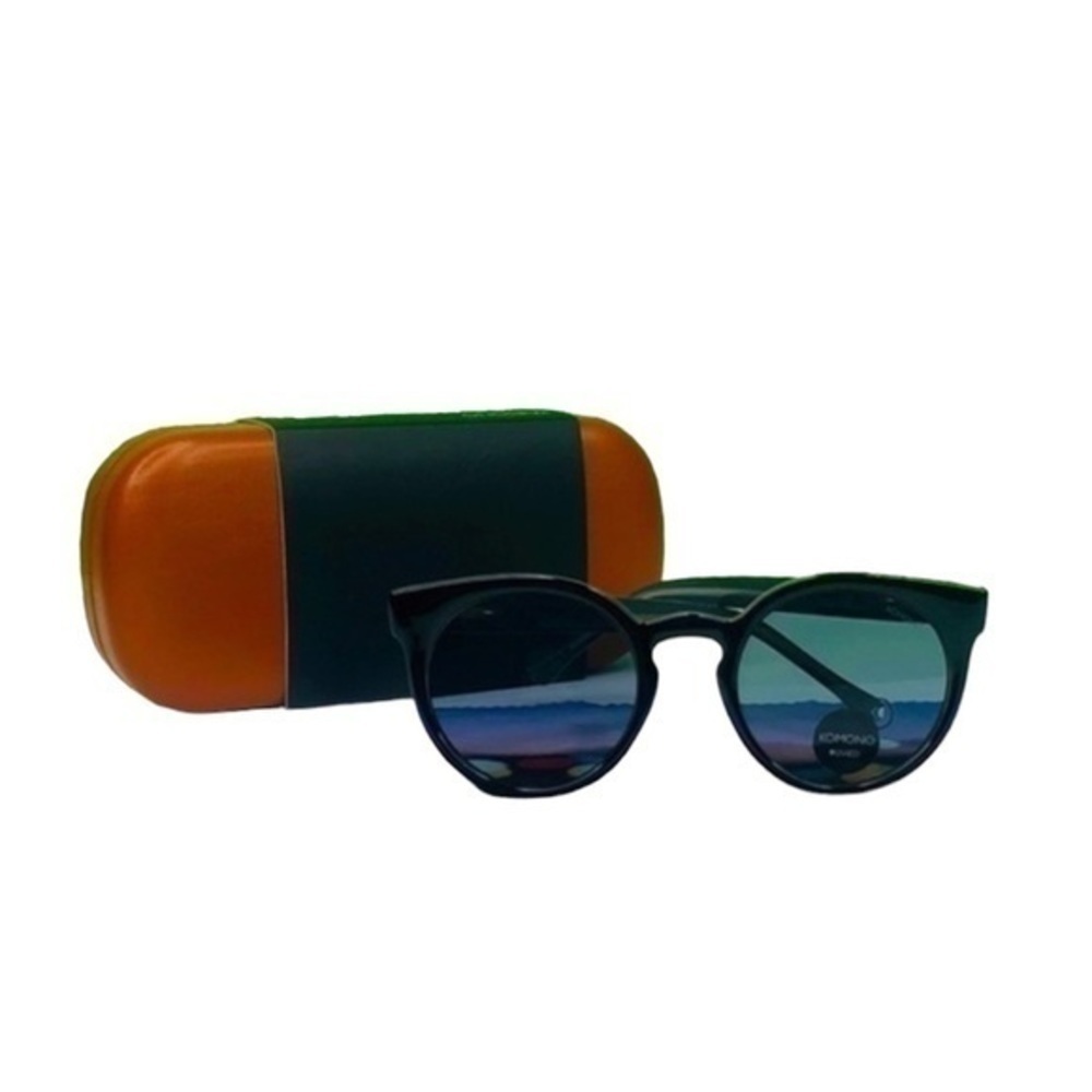Komono Lulu black jade NEW Women's sunglasses black cat eye - Picture 6 of 10